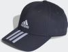 Adidas Baseball Cap 3-Stripes Twill Navy/Wit online kopen