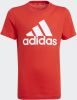 Adidas T shirt Essentials Big Logo Rood/Wit Kinderen online kopen