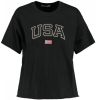 America Today T shirt van biologisch katoen zwart online kopen
