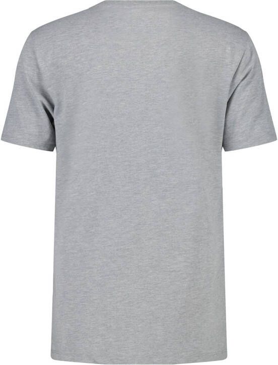America Today T shirt Eric van biologisch katoen grey melange online kopen