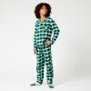 America Today Jongens Pyjamashirt Flanel Groen online kopen