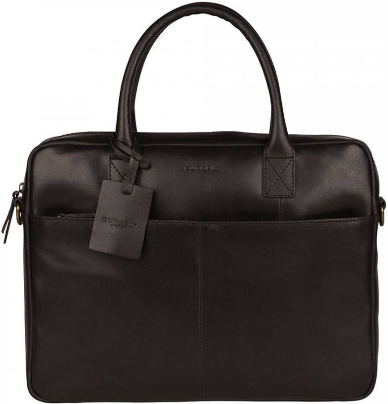 Laptoptas Burkely Leren Laptoptas 13.3 inch Fundamentals Vintage Jack Bambooz
