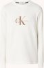 Calvin Klein Sweater met logoprint en structuur online kopen