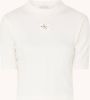 Calvin klein Kort T shirt met ronde hals en korte mouwen online kopen