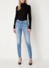 Guess 1981 high waist skinny jeans met verwassen afwerking online kopen