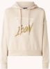 Guess Iconic hoodie met logoprint en kralendecoratie online kopen