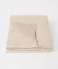 Noppies Baby Comfort Melange knit reversible baby ledikantdeken 100x140 cm Oxford Tan online kopen