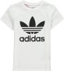 Adidas Trefoil Tee basisschool T Shirts White Katoen Canvas online kopen