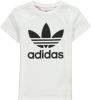 Adidas Trefoil Tee basisschool T Shirts White Katoen Canvas online kopen