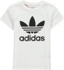 Adidas Trefoil Tee basisschool T Shirts White Katoen Canvas online kopen