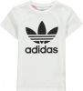 Adidas Trefoil Tee basisschool T Shirts White Katoen Canvas online kopen