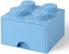 Room Copenhagen LEGO opbergsysteem 4 knopstenen 1 lade(Licht koningsblauw ) online kopen