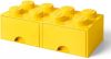 Room Copenhagen LEGO opbergsysteem 8 knopstenen 2 Laden(Helder geel ) online kopen
