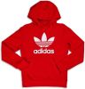 Adidas Adicolor Over The Head basisschool Hoodies Red 70% Katoen, 30% Polyester online kopen
