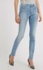 Guess 1981 high waist skinny jeans met verwassen afwerking online kopen