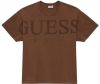 Guess T shirt , Bruin, Unisex online kopen