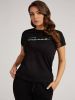 Guess T shirts Amelia Cn Ss T Shirt Zwart online kopen