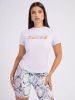 Guess Chryssa T shirt van biologisch katoen met logoprint online kopen