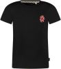 Moodstreet ! Meisjes Shirt Korte Mouw -- Zwart Katoen/elasthan online kopen