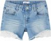 Name it Shorts Girls Salli Slim Denim Shorts 5372 Ha Blauw online kopen