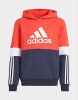 Adidas Performance fleece sportsweater donkerblauw/rood/wit online kopen