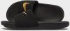 Nike Kawaki Slippers Junior Black/Metallic Gold Kind online kopen
