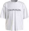 Calvin klein Jeans! Meisjes Shirt Korte Mouw -- Wit Katoen online kopen