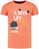 Chaos and Order ! Jongens Shirt Korte Mouw -- Oranje Katoen online kopen