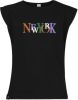 Kiestone ! Meisjes Shirt Korte Mouw -- Zwart Katoen online kopen