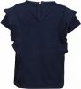 Kiezeltje ! Meisjes Shirt Korte Mouw -- Donkerblauw Katoen/elasthan online kopen