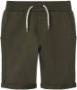 NAME IT KIDS regular fit sweatshort NKMVERMO donkergroen online kopen