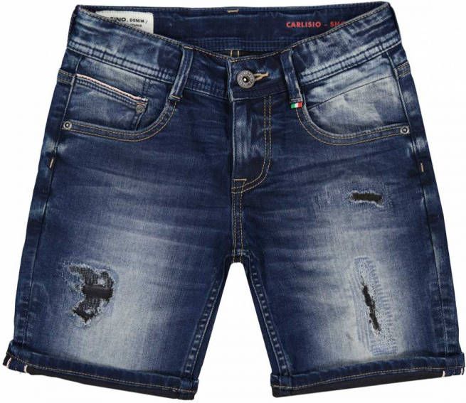 Vingino jeans bermuda Carlisio blue vintage online kopen