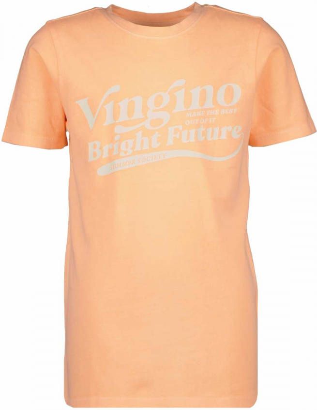 VINGINO ! Jongens Shirt Korte Mouw -- Oranje Katoen online kopen