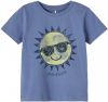 NAME IT MINI T shirt NMMFREDDI met printopdruk blauw online kopen