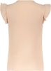 Nobell Roze T shirt Kiss Rib Jersey Top online kopen