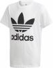 Adidas Trefoil Tee basisschool T Shirts White Katoen Canvas online kopen