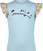 Nono Blauwe T shirt Kamsi Rib Jersey Tshirt online kopen