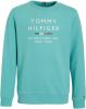 Tommy Hilfiger ! Jongens Sweater -- Turquoise Katoen/polyester online kopen