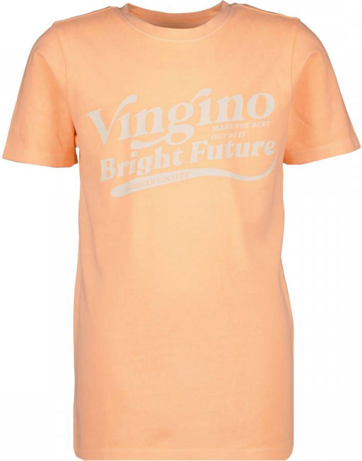 VINGINO ! Jongens Shirt Korte Mouw -- Oranje Katoen online kopen