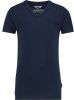 Vingino ! Jongens Shirt Korte Mouw Maat 116 Donkerblauw Katoen/elasthan online kopen
