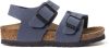 Birkenstock New York Junior Birko Flor BC Narrow Junior Sandaal Marineblauw online kopen