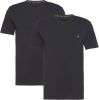 Calvin Klein T shirt crew nek 2 pack , Zwart, Heren online kopen