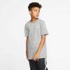 Nike Small Logo T Shirt Junior Dark Grey Heather/White Kind online kopen