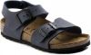 Birkenstock New York Junior Birko Flor BC Narrow Junior Sandaal Marineblauw online kopen