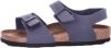 Birkenstock New York Junior Birko Flor BC Narrow Junior Sandaal Marineblauw online kopen