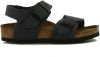 Birkenstock New York Junior Birko Flor BC Narrow Junior Sandaal Marineblauw online kopen