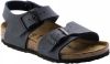 Birkenstock New York Junior Birko Flor BC Narrow Junior Sandaal Marineblauw online kopen