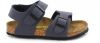 Birkenstock New York Junior Birko Flor BC Narrow Junior Sandaal Marineblauw online kopen