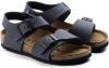 Birkenstock New York Junior Birko Flor BC Narrow Junior Sandaal Marineblauw online kopen