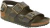 Birkenstock Sandalen Milano Kids narrow Birko Flor Nubuck Groen online kopen